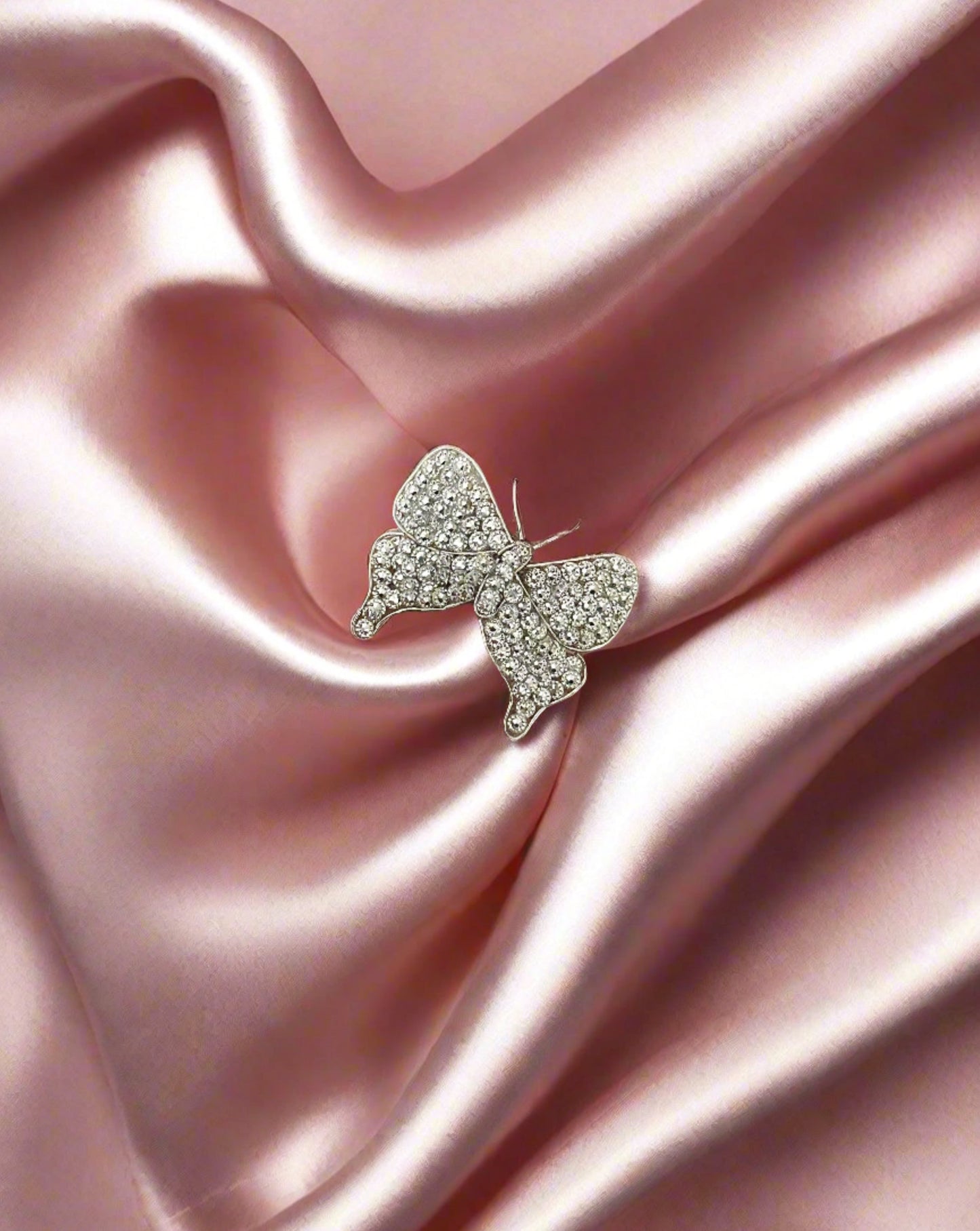 Resin Flower stones Butterfly Alligator Hair Clips/Kundan Hair Accessories/Kundan Hair Clips