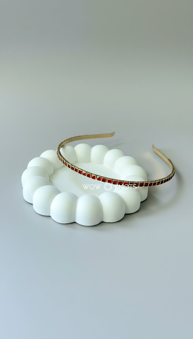 Kundan Headband - Square