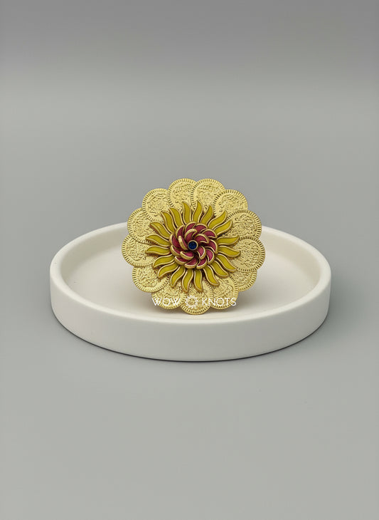 Traditional Lakshmi Coin Kundan Rubber Band/Hair Tie - Rays of Hope