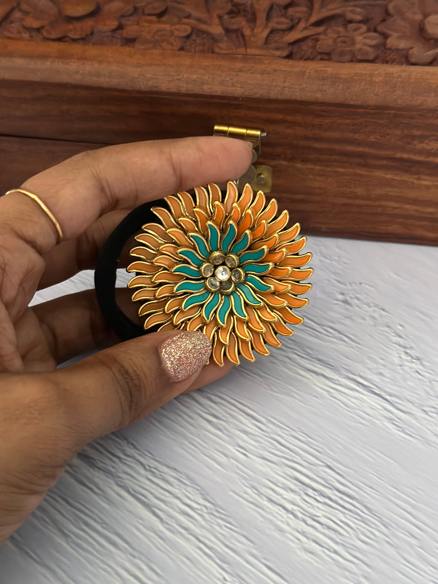 Kundan Rubber Band/Hair Tie - Rays of Hope