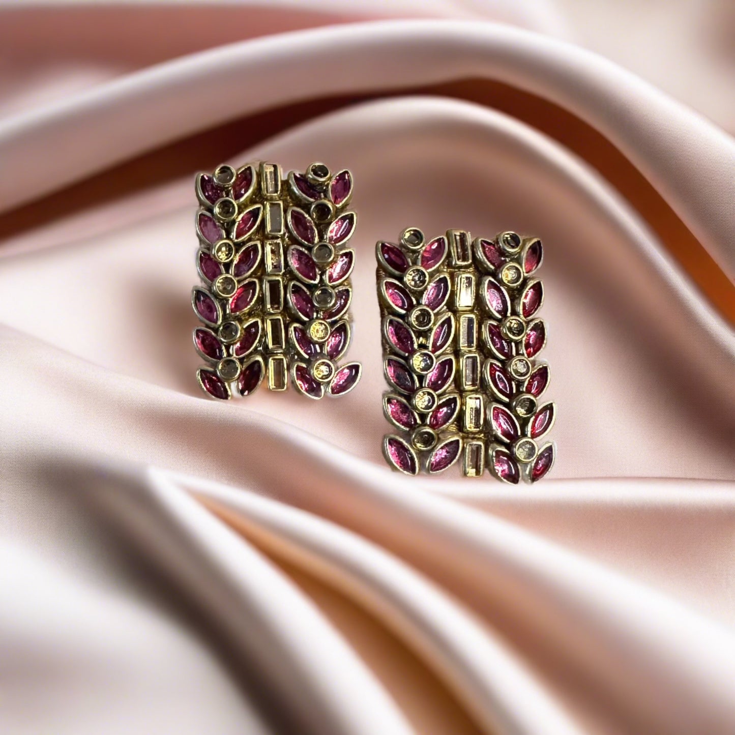 Kundan Earrings - Golden harvest