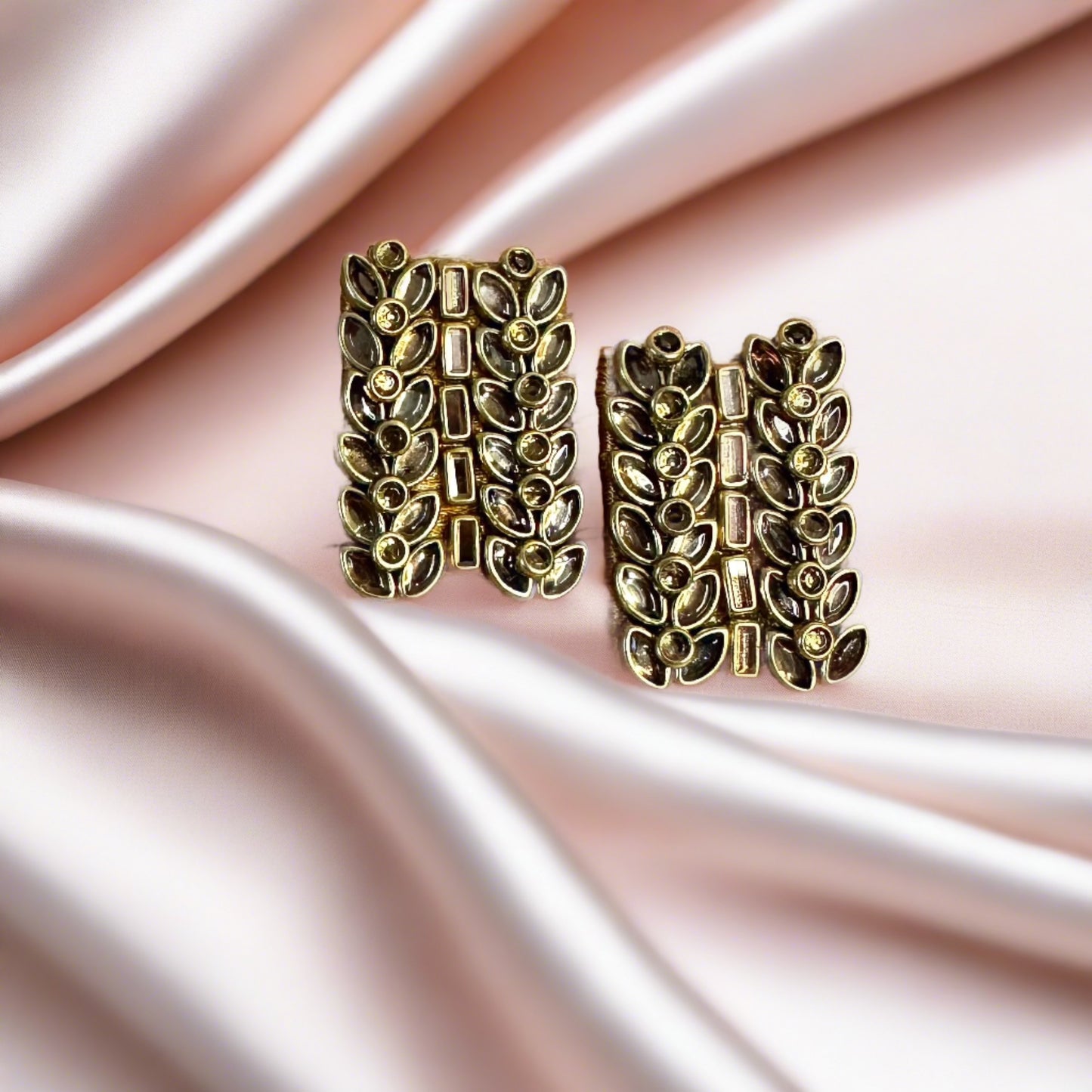 Kundan Earrings - Golden harvest